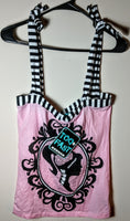 Pink Zombie Girl Cameo Top Size Large