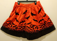 Spooksville Bats Short Swing Skirt XXL