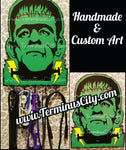 HANDMADE Frankenstein Art Key/Leash/Mug/Coat/Guitar Cord Hanger Or Choose