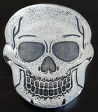 Glass Skull Knick Knack Tray