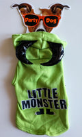Little Monster Dog Hoodie w/ Horns