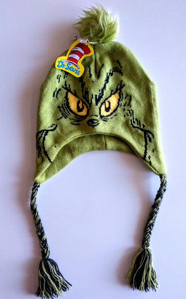 How The Grinch Stole Christmas Peruvian Trapper Knit Hat