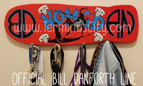 Handmade Official Bill Danforth Line Or Custom Art Key/Leash/Mug/Coat Hangers ☆FREE SHIPPING☆