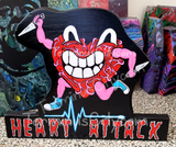 HANDMADE Heart Attack Art Key/Leash/Mug/Coat/Guitar Cord Hanger Or Choose