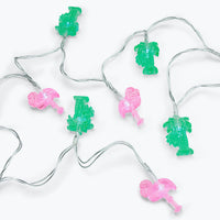 Tropical Flamingo Fairy Battery Operated String Lights