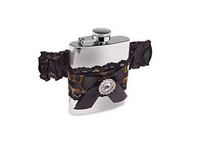 Leopard Garter Mini Flask